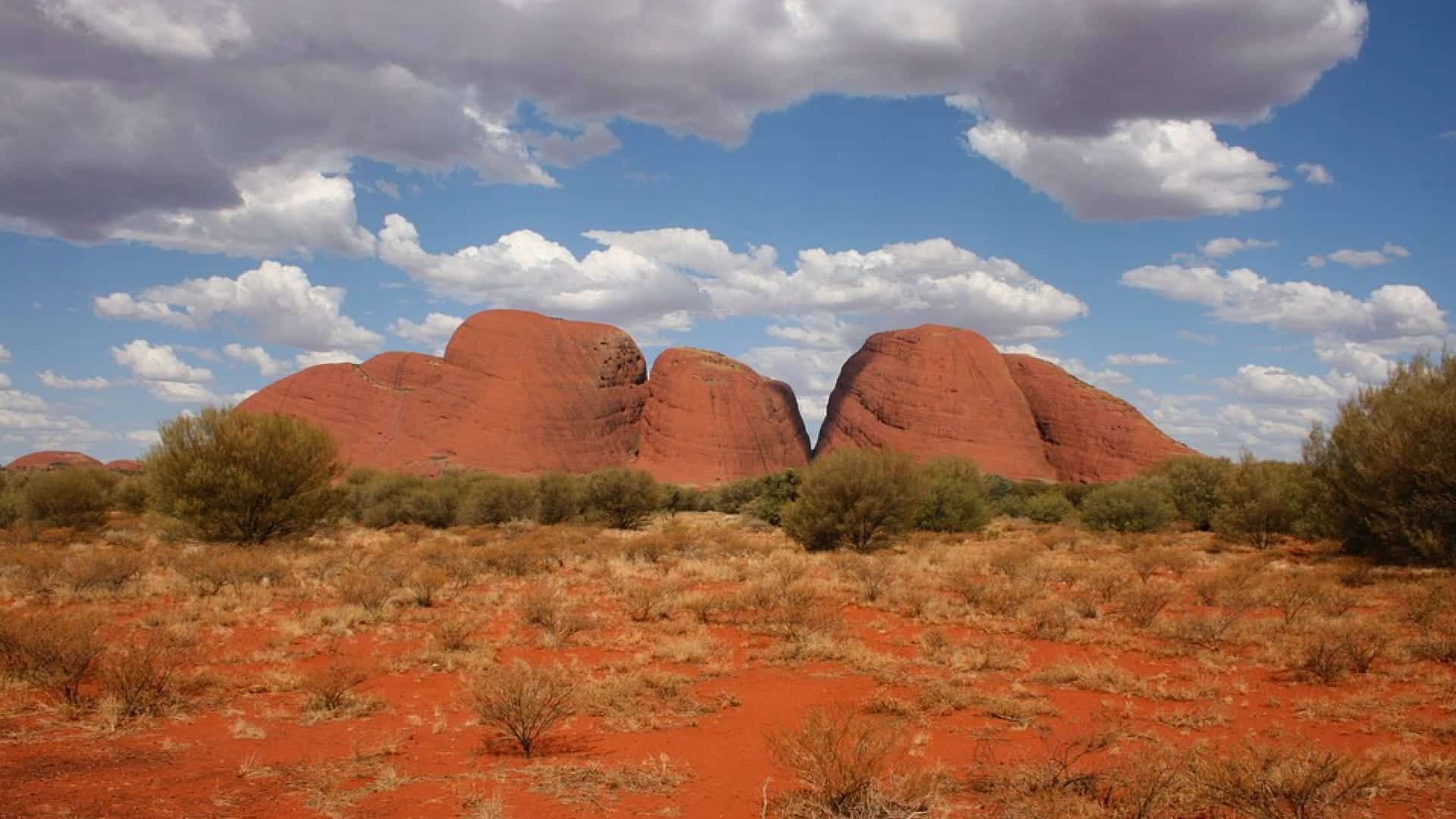 Visit Australia for: The massifs of Kata Tjuta in the Outback
