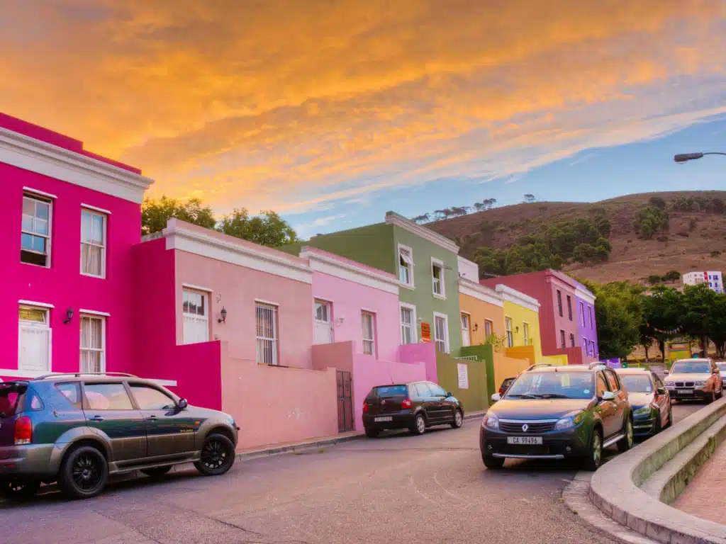 The Bo-Kaap suburb of Cape Town