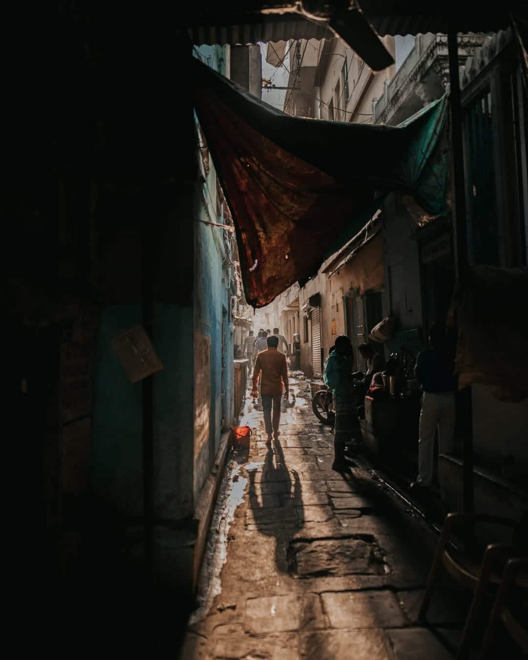 A street in India