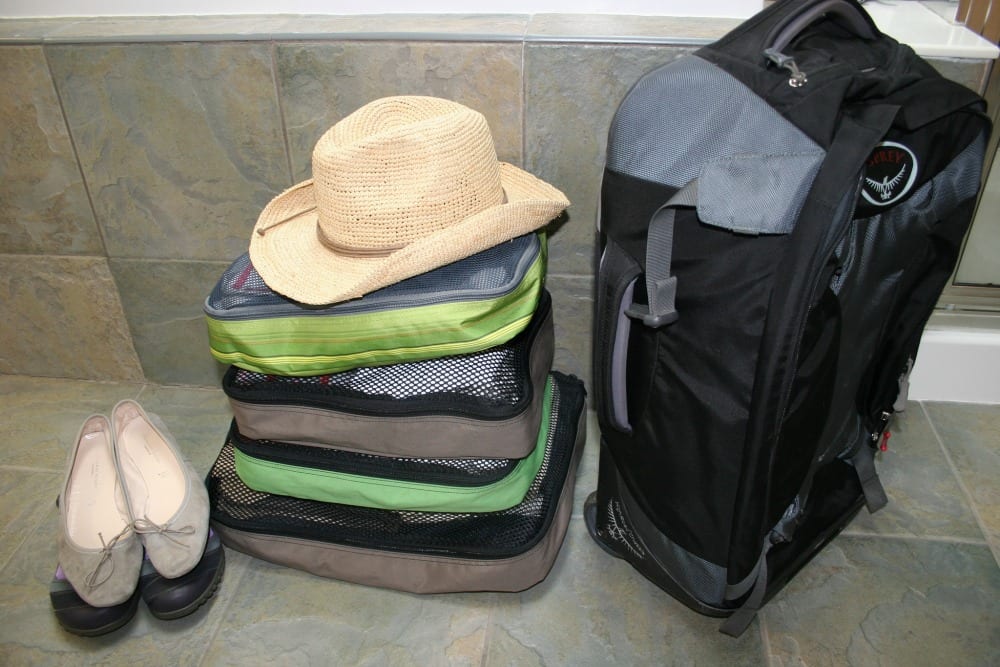 family travel safari luggage