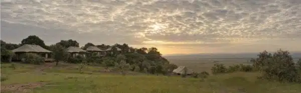 Sunset over rift valley Angama Mara