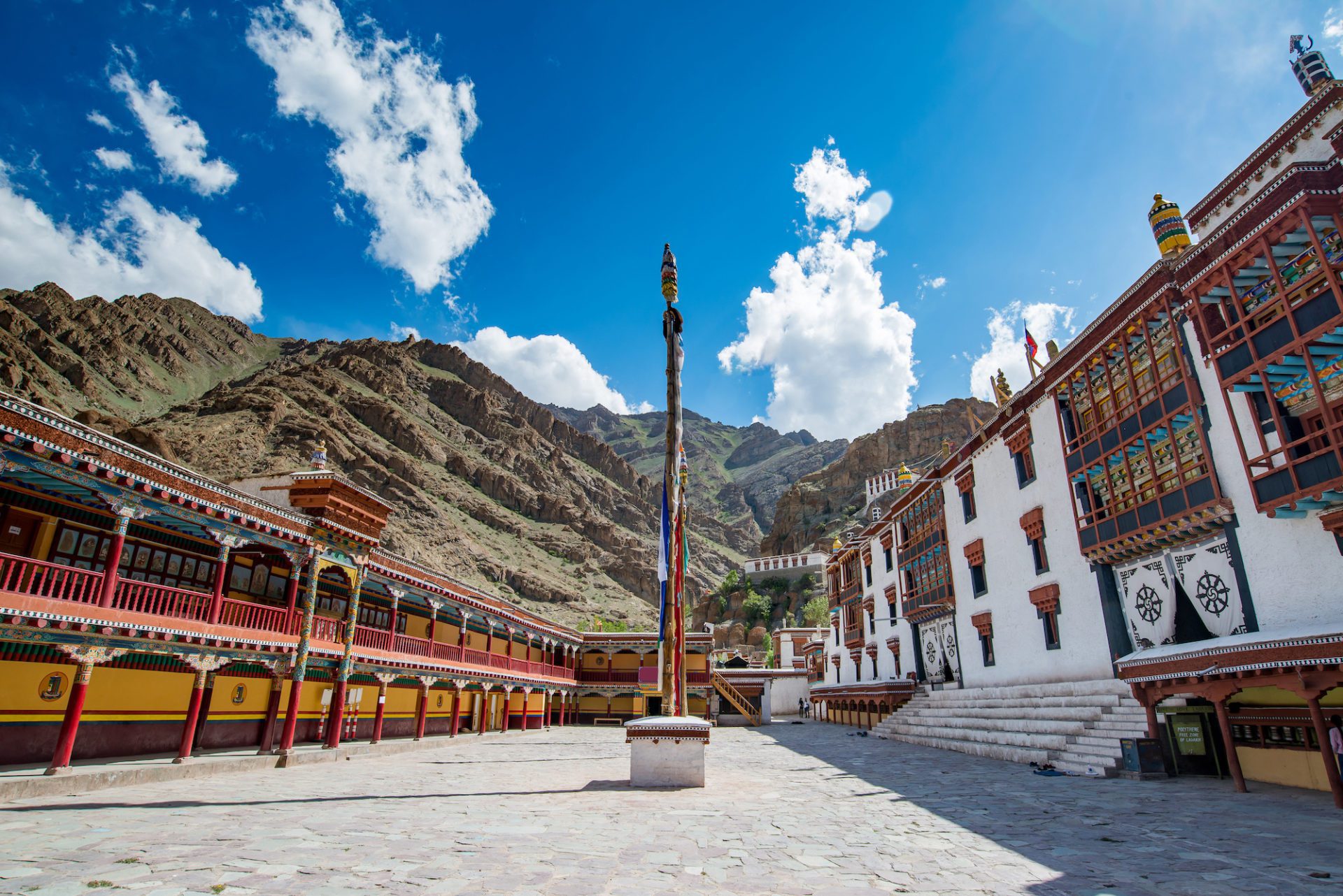 View of Tibetan Hemis Monastery Ladakh, Jammu And Kashmir ,india