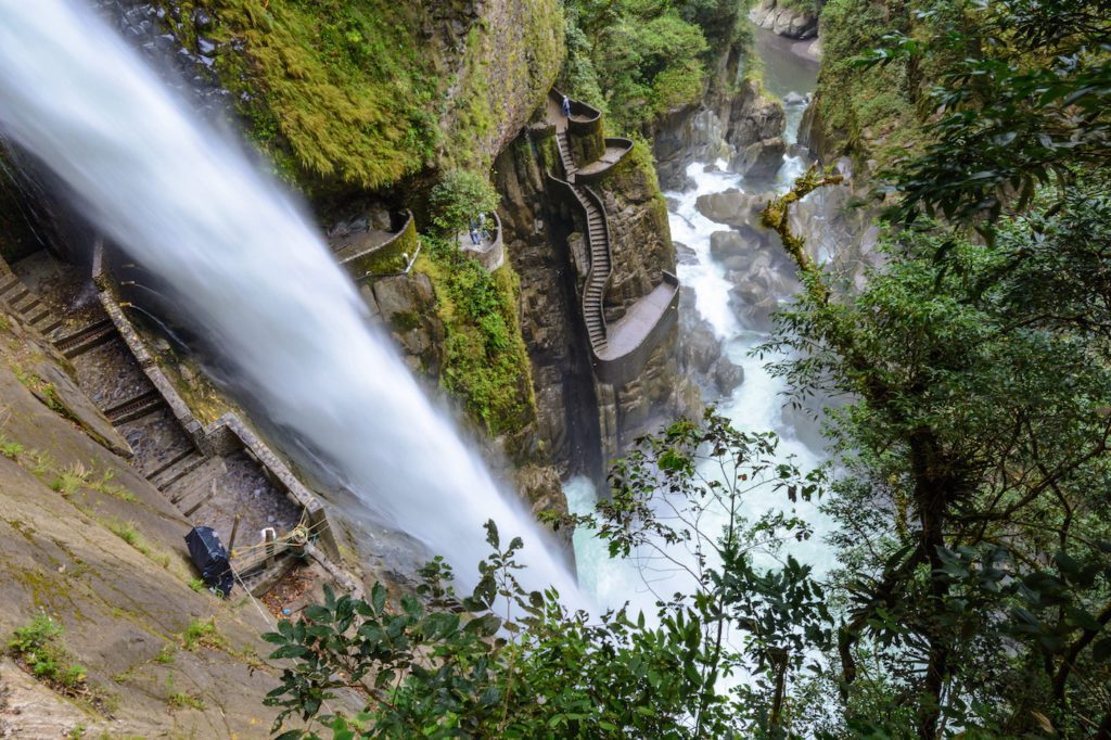 Pailon Del Diablo Waterfall, Ecuador vacation