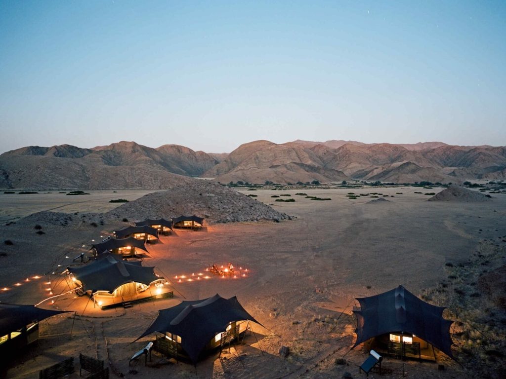Hoanib Valley Camp, luxury Namibia safari