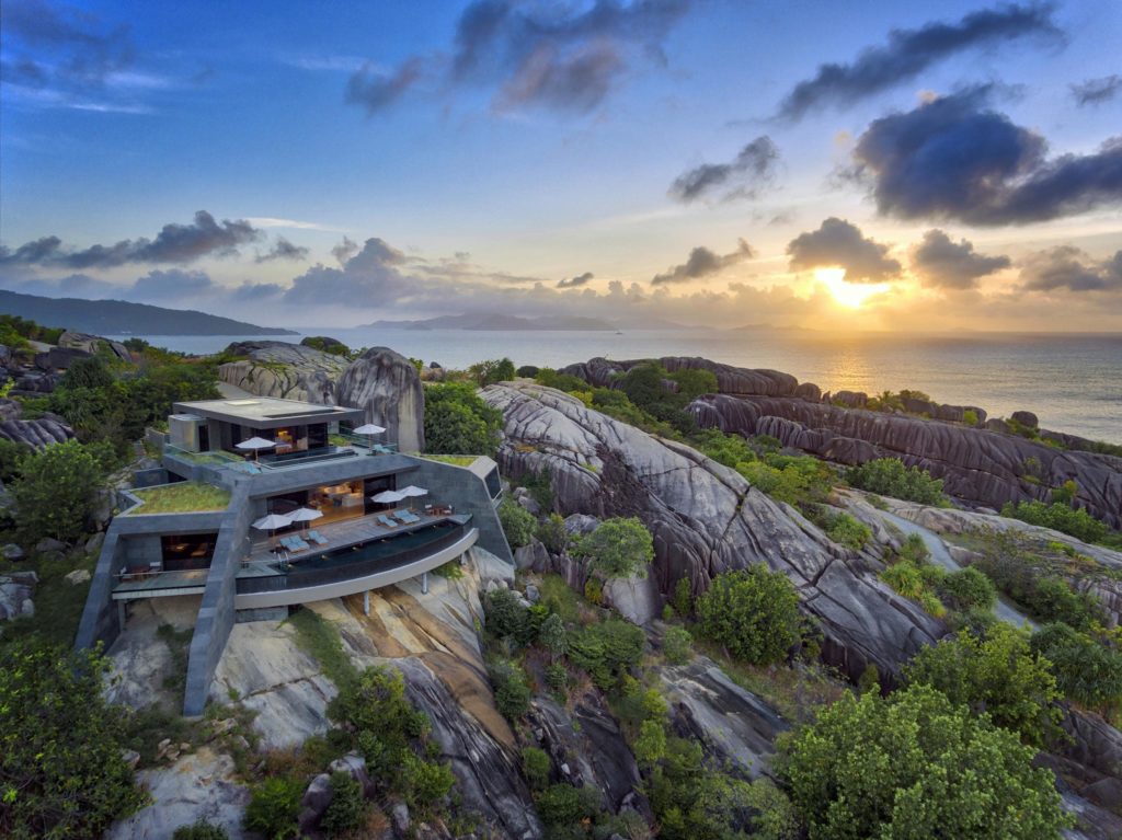 Felicite Seychelles Four Bedroom Residence Exterior Ocean View