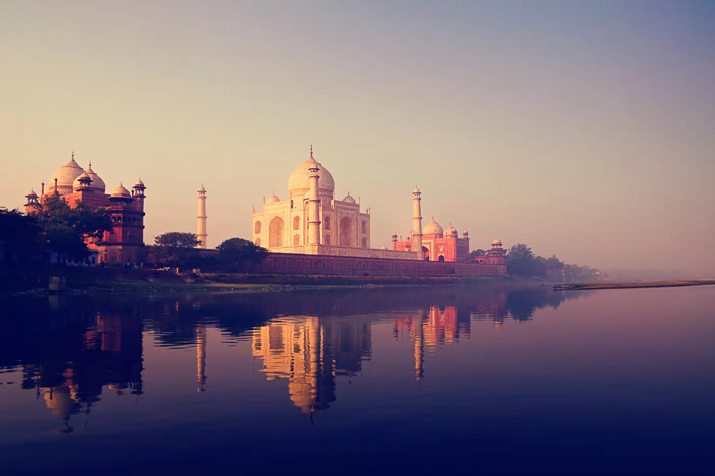 The Taj Mahal In Agra India