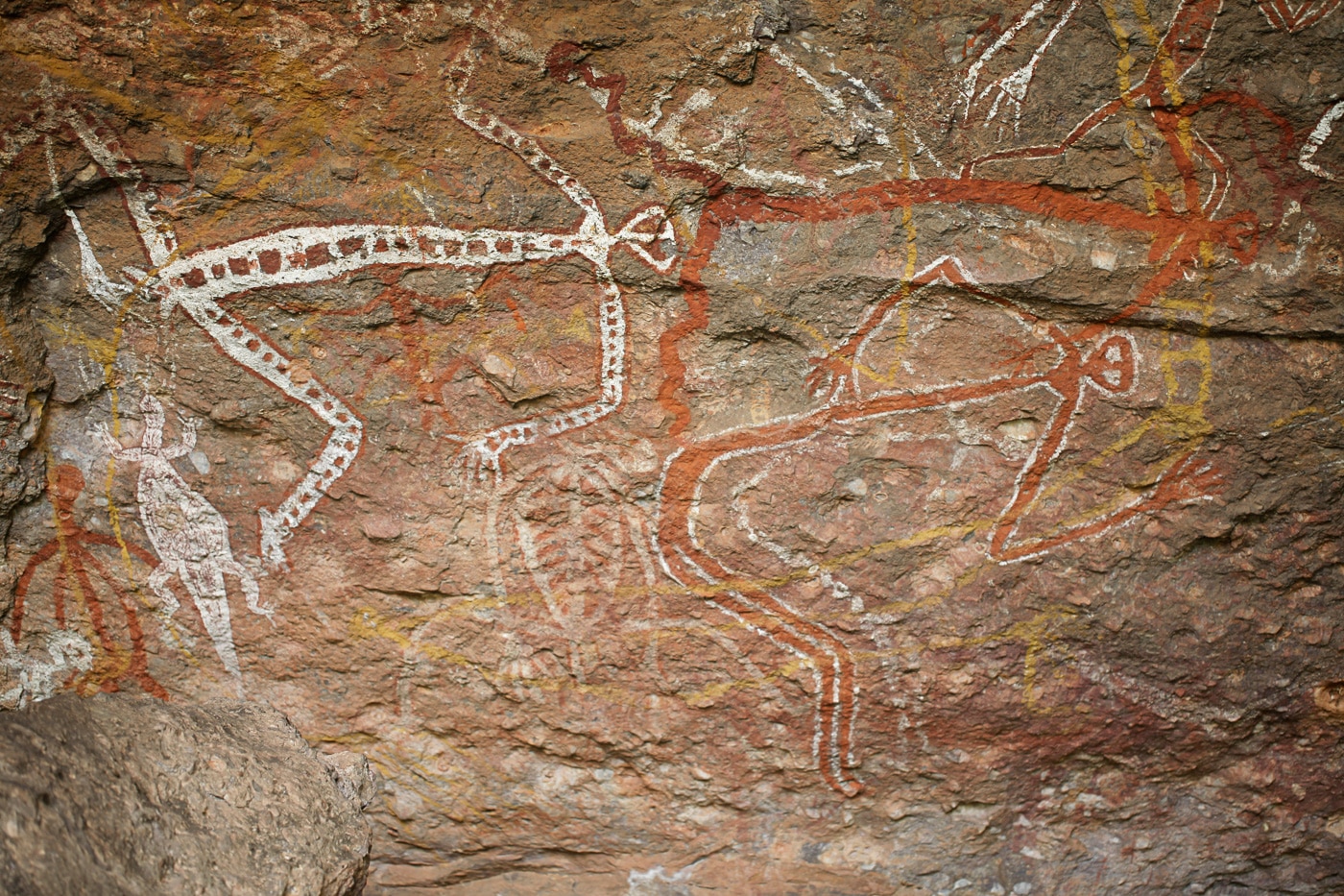 Peinture Murale Rupestre Aborigène, Australie